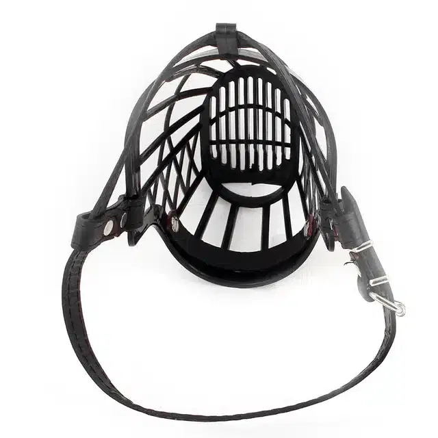 Plastic Mouth Muzzle for Dog, Black, 6