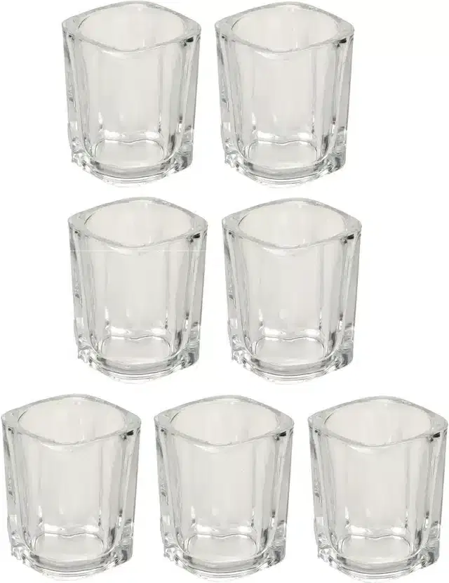 Liquor cum Cocktail Glasses, Transparent, 50 ml, Pack of 7