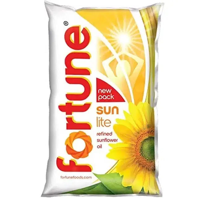 Fortune Sunlite Refined Sunflower Oil (Pouch) 800 g