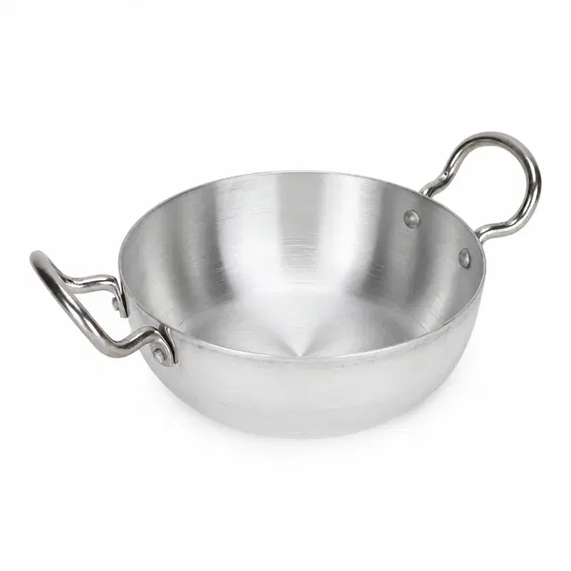 SimpleHome Aluminium Kadhai With Induction Base -1300 ml 20cm