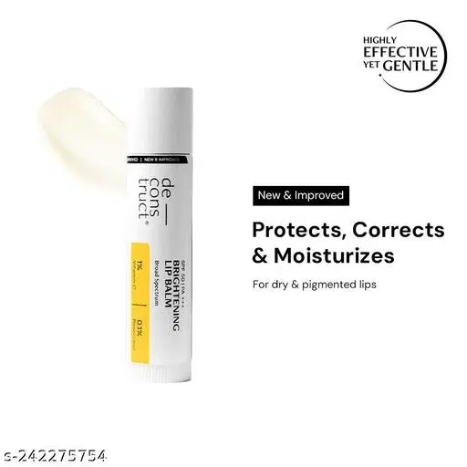 Deconstruct Brightening Lip Balm With Spf 50 Vitamin C + Resorcinol | For Lip Lightening (4 g)