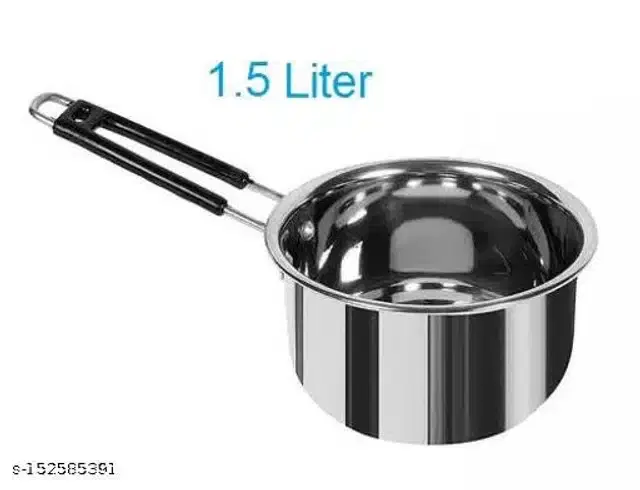 Stainless Steel Sauce Pan, Silver, 1500 ml