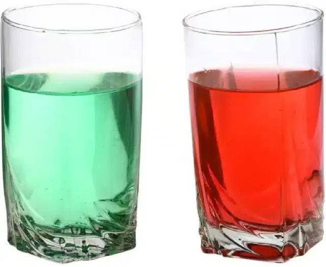 Liquor cum Cocktail Glasses, Transparent, 300 ml, Pack of 2