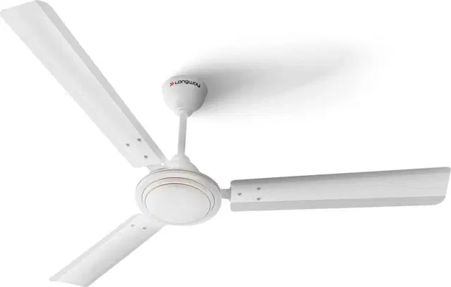 Longway Nexa P1 1200 mm 3 Blade Ceiling Fan, Ultra High Speed | White | Pack of 1