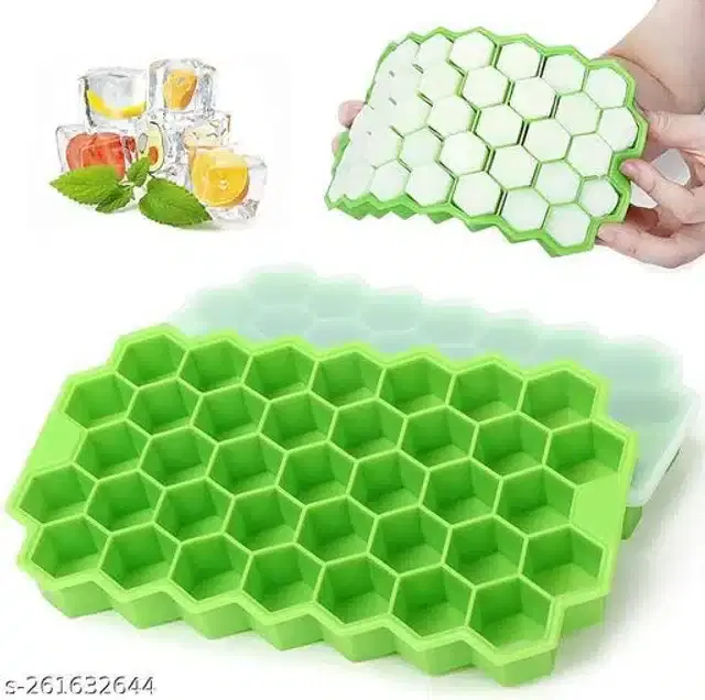 Ice Cube Trays, Green, Pack of 2