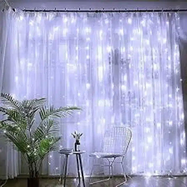 LED String Lights, White, 15 m