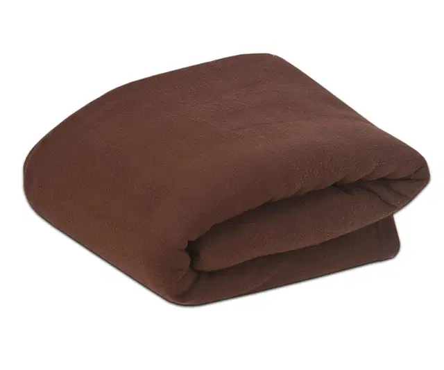 Fleece Blanket, Brown, 60x90 Inches