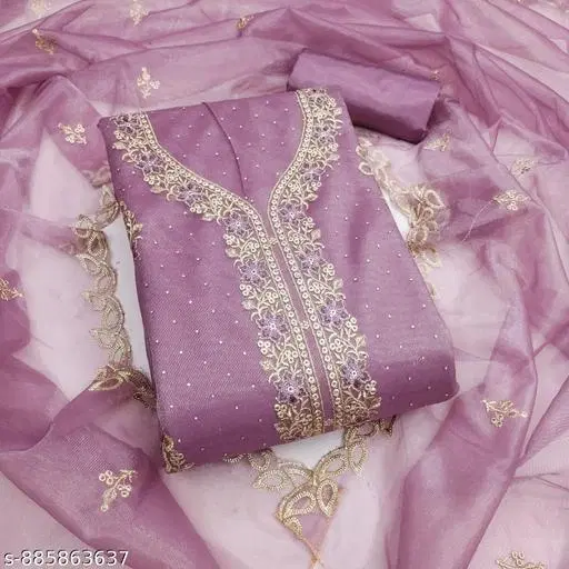 Net Punjabi/All Over Suits for Women (6.85 meter (3XL)