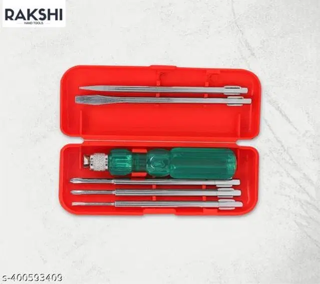 5 in 1 Screw Driver Set, Multicolor, Set of 1