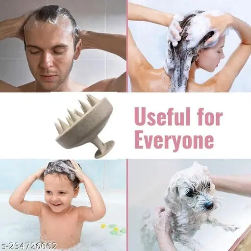 Scalp Massager Shampoo Brush, Scalp Massage Shampoo Brush Shower Head Scrubber Scalp Brush (Random Colour)