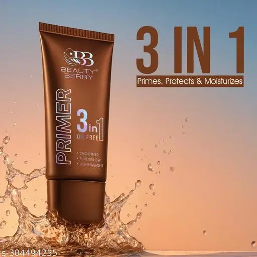 Beauty Berry 3 In 1 Oil Free Primer (Transparent)