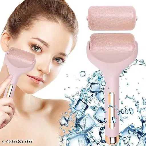 Plastic Face Derma Roller, Pink