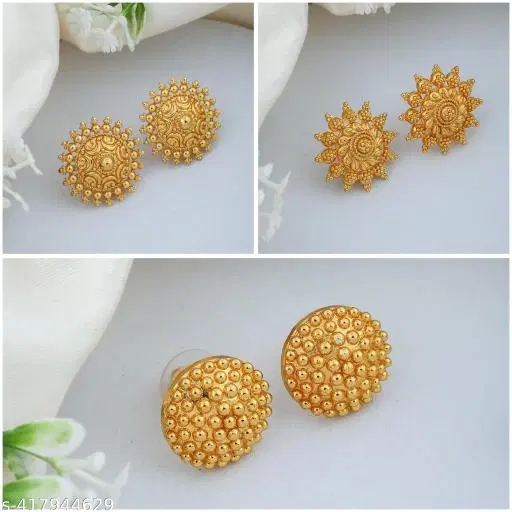 Trending Earrings/Studs/Bali Combo