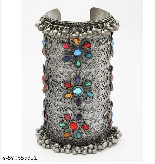 Stone Big Bangle Afghani Bangle Navratri Special Bangle
