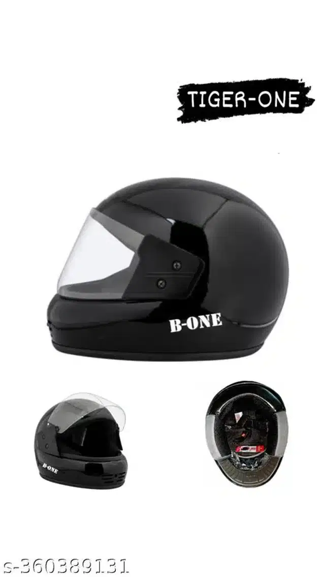 Full Face Helmet for Men & Women, Black