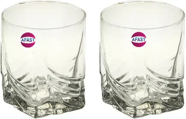 Fancy Water & Wine Glass, 250 ml, Pack of 2