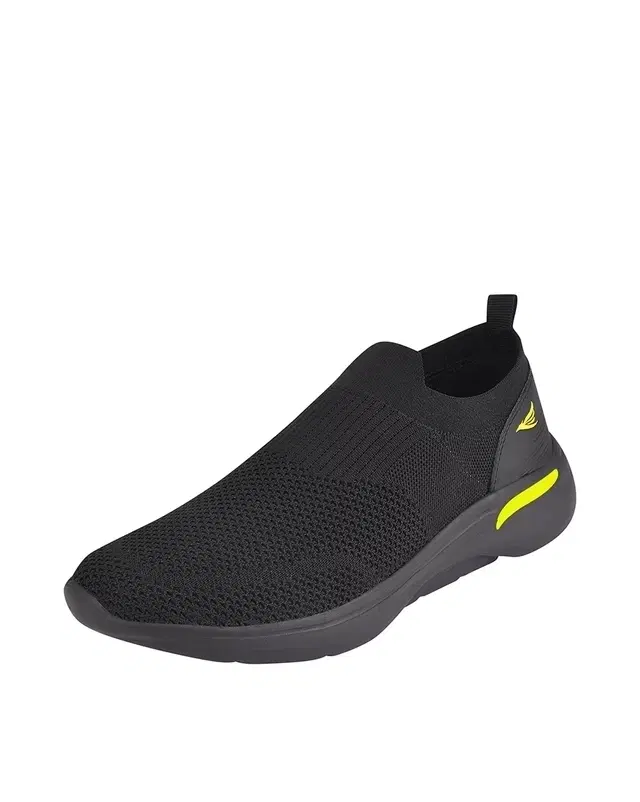 Blacktown Casual Shoes for Men, Black & Yellow (7)