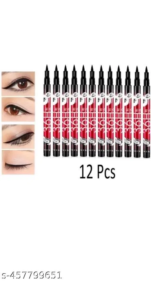 36H Sketch Eyeliner, Black, Pack of 12
