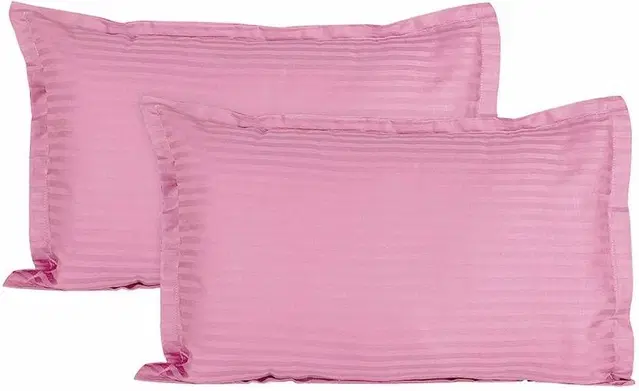 Grover Stripe Pillow Cover Pink 17x27inch Pack of 2
