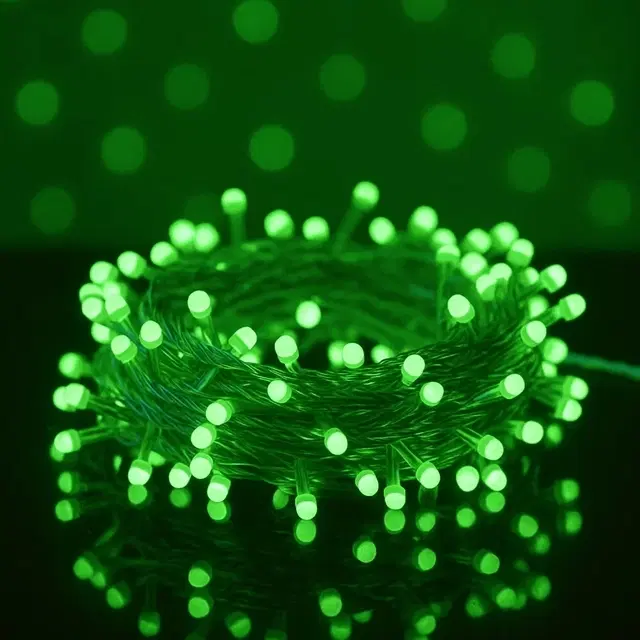 Mprow High Glow 10 Meter 34 Led's String Light, Green