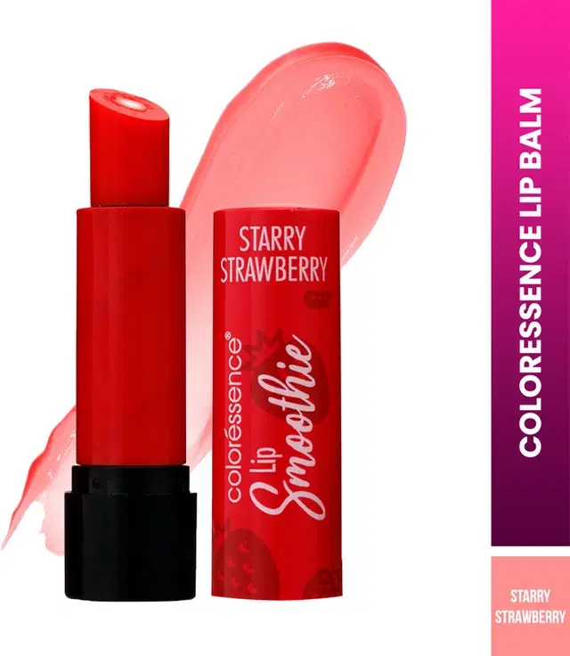Coloressence Mousse Lip Smoothie Lip Balm Starry Strawberry (Pack Of 1) (4g)