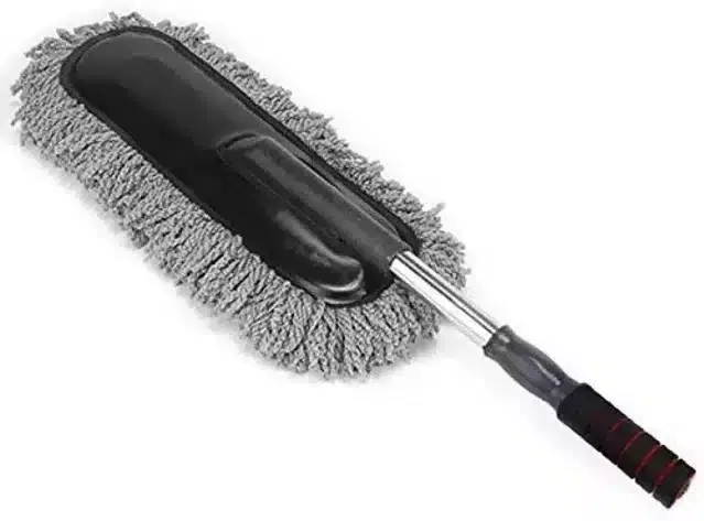 Microfiber Car Cleaning Brush, Grey