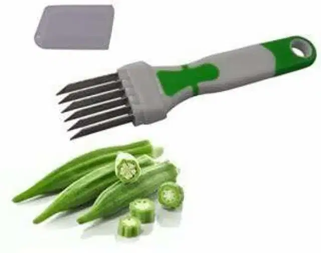 Plastic Vegetable Cutter, Green