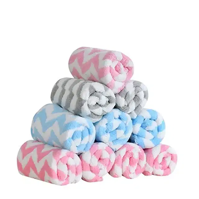 Microfiber 300 GSM Face Towel Set , Pack of 10