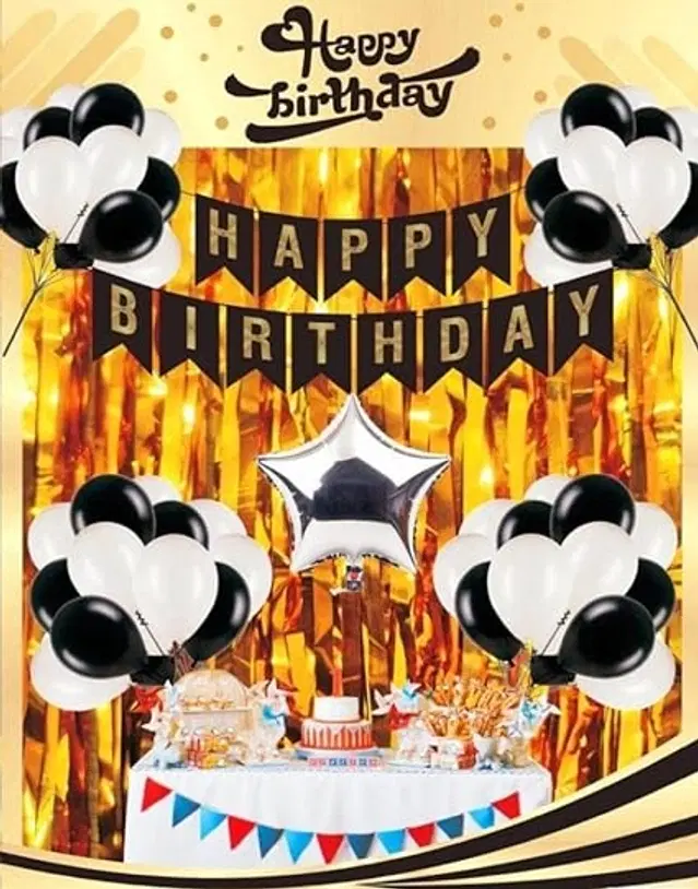Birthday Decoration Kit, Multicolor, Set of 1