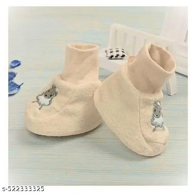 Booties for Infants (Yellow, 5-9 Months)