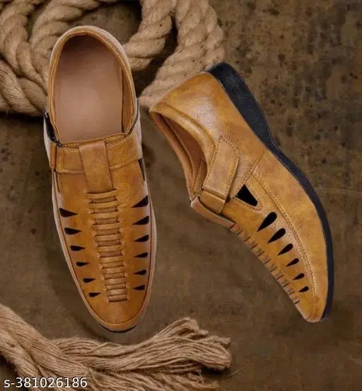 Sandals for Men (Tan, 6)