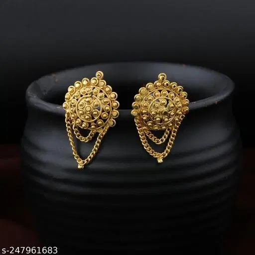 Gold Plated Earring/Stud For Women'S/Girls