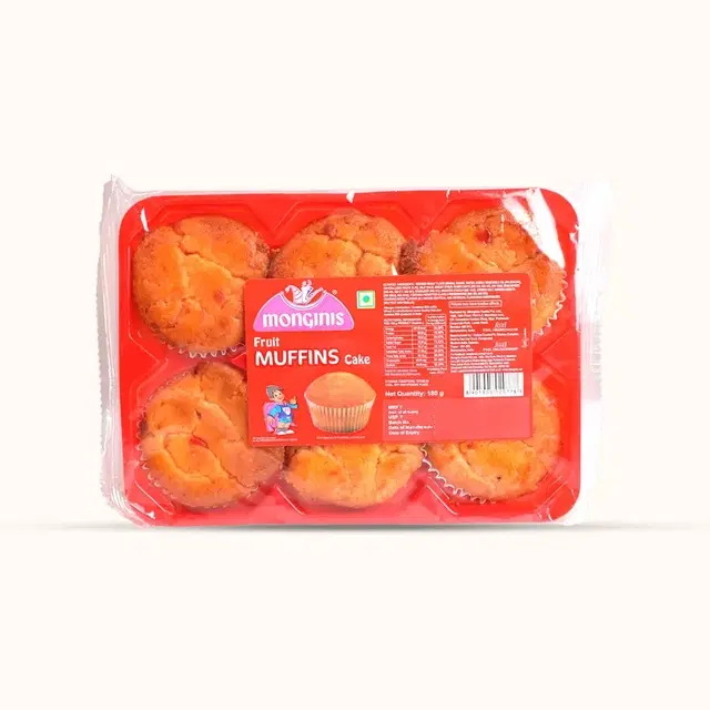 Monginis Fruit Muffins (6 Pc) 180 g