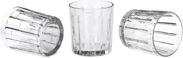 Liquor cum Cocktail Glasses, Transparent, 200 ml, Pack of 3