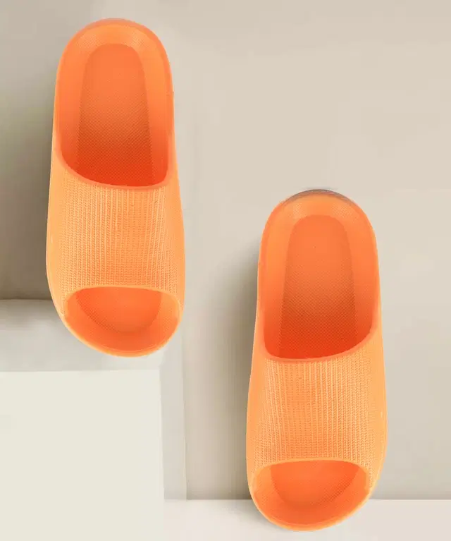 Sliders for Women (Orange, 8)