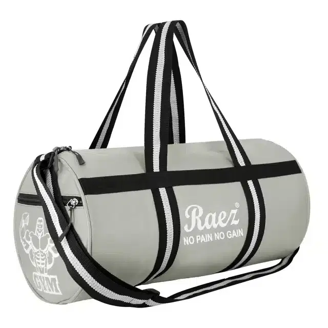PU Duffle Bag for Men, Grey