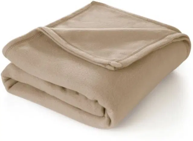 Fleece Blanket, Cream, 60x90 Inches