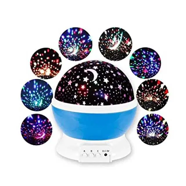 K Kudos Star Master Rotating 360 Degree Moon Night Light Lamp Projector, Kk-12