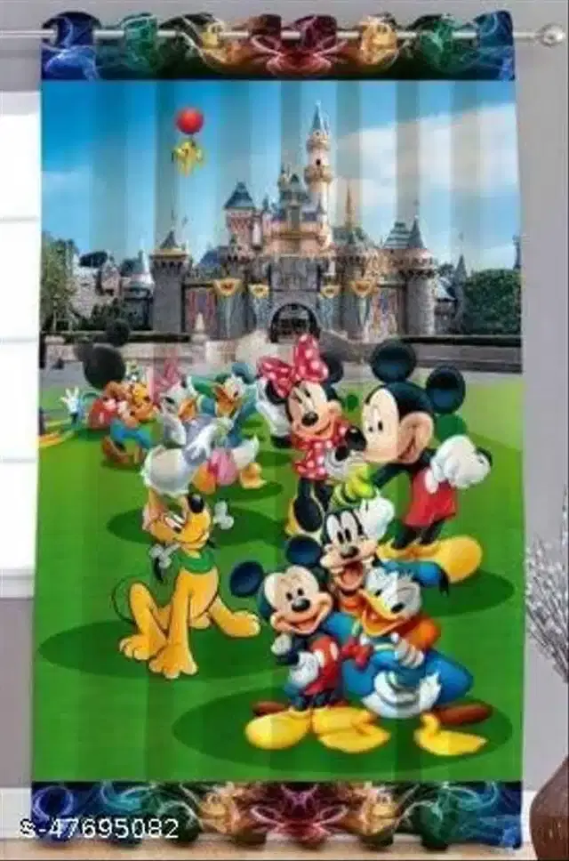 Curtains for Window, Blue, 5 feet