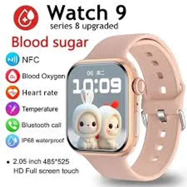 T500 Smart Watch with Calling Function for Men & Women, Pink