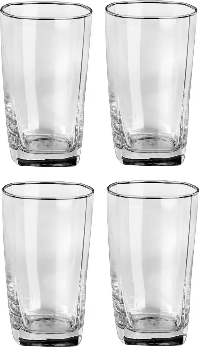 Liquor cum Cocktail Glasses, Transparent, 350 ml, Pack of 4