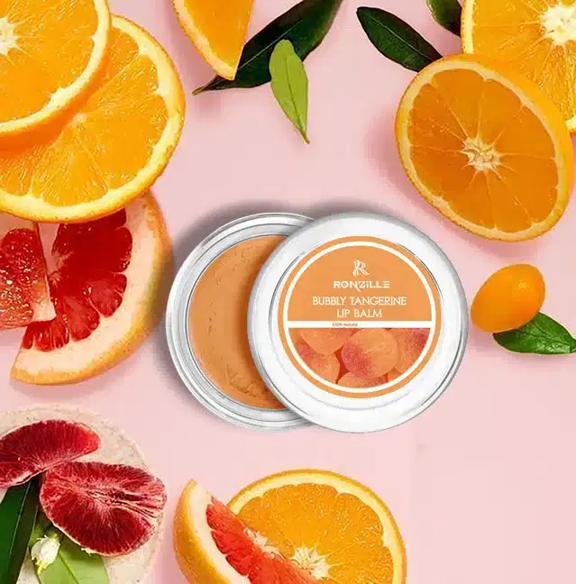 Ronzille Bubble Tangerine Lip Balm, 8 g