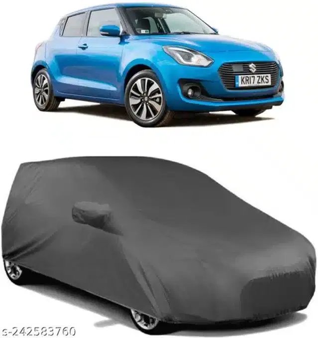 Taffeta Waterproof Car Cover for Maruti Suzuki Swift, Multicolor