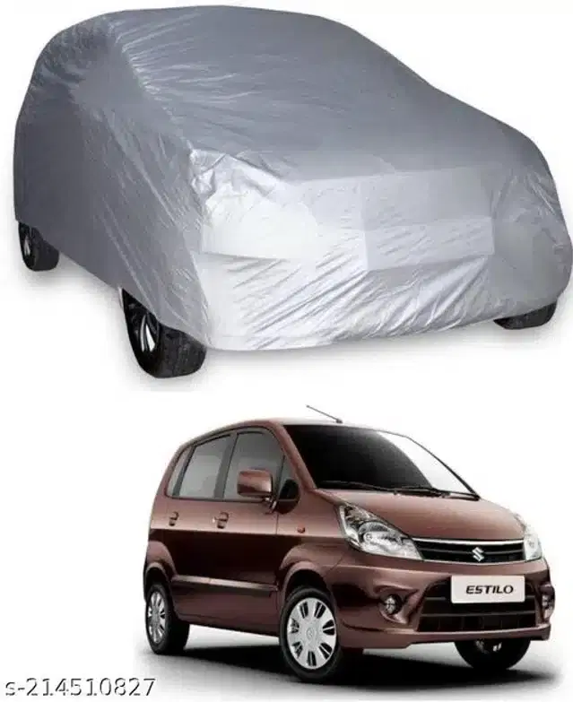 Taffeta Waterproof Car Cover for Maruti Suzuki Zen Estilo, Multicolor