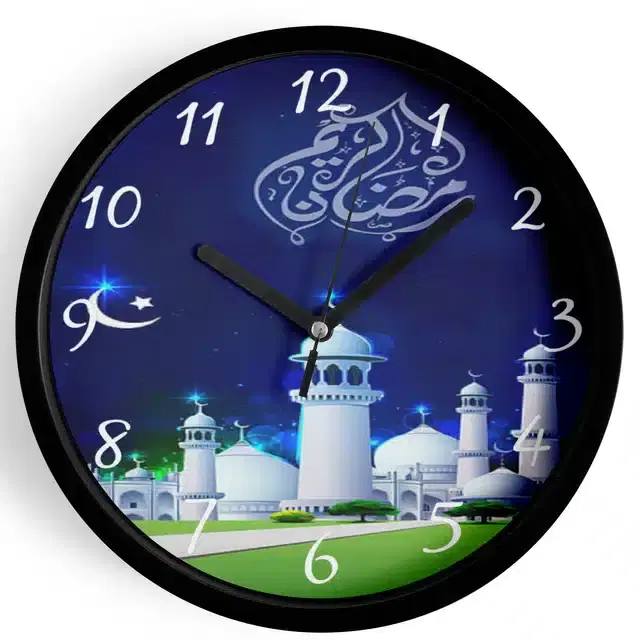 Analog Wall Clock, Multicolor, 7 inches