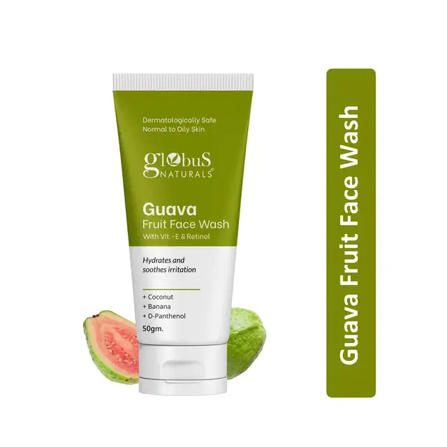 Globus Naturals Guava Fruit Face Wash 50 g