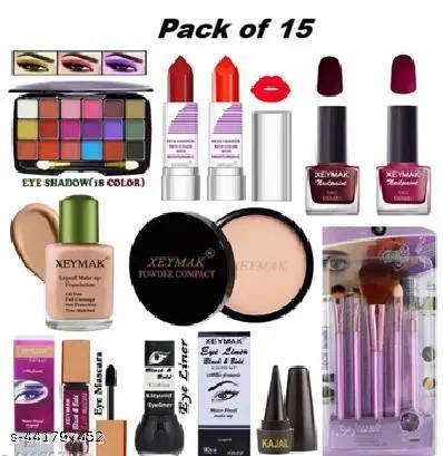 Face Makeup Combo, Multicolor, Set of 1