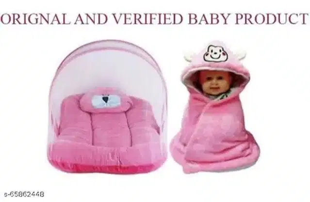 Combo of Baby Sleeping Set, Pink, Set of 2