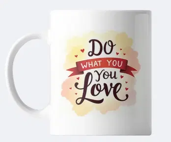 Ceramic Gifting Mug, White, 330 ml