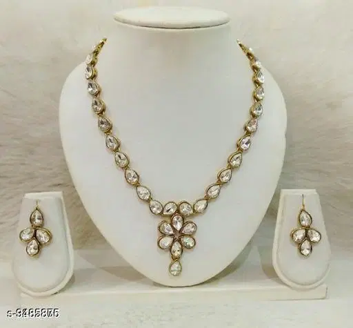 Attractive Alloy Women " Jewellery Set, White